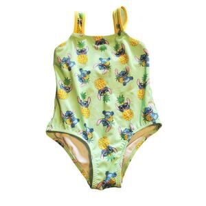 Zara X Disney Toddler Girl Size 3 Swim Suit Lilo Stich Pineapple One Piece